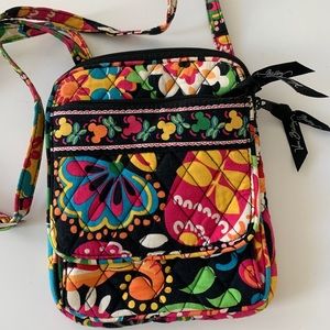 Vera Bradley X Disney Mickey Crossbody Black Multi